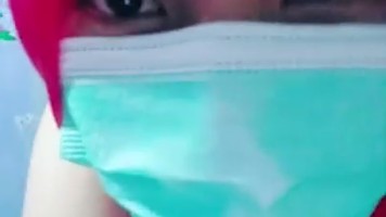 ABG 19Yo Jilbab Merah Joget Binal